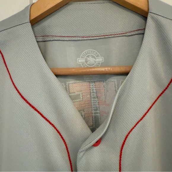 NWOT 2014 Budweiser 76 Button Up Baseball Jersey - Picture 4 of 5